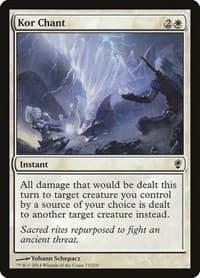 Kor Chant - Conspiracy - Magic: The Gathering card