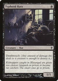 Typhoid Rats - Conspiracy - Magic: The Gathering card