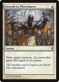 Swords to Plowshares - Conspiracy - Magic: The Gathering card