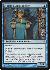 Minamo Scrollkeeper - Conspiracy - Magic: The Gathering card