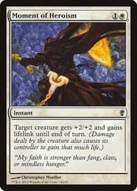 Moment of Heroism - Conspiracy - Magic: The Gathering card