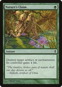 Nature's Claim - Conspiracy - Magic: The Gathering card