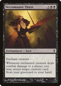Necromantic Thirst - Conspiracy - Magic: The Gathering card
