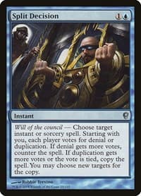 Split Decision - Conspiracy - Magic: The Gathering card