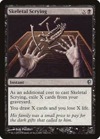 Skeletal Scrying - Conspiracy - Magic: The Gathering card