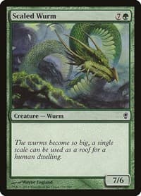 Scaled Wurm - Conspiracy - Magic: The Gathering card
