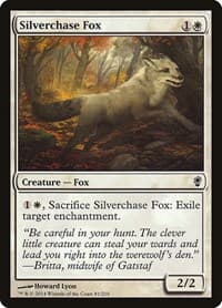 Silverchase Fox - Conspiracy - Magic: The Gathering card