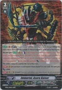 Immortal, Asura Kaiser - EB08 - Champions of the Cosmos - Cardfight Vanguard card