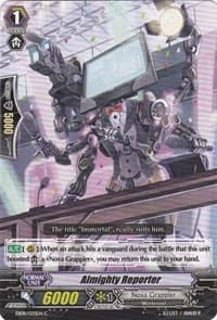 Almighty Reporter - EB08 - Champions of the Cosmos - Cardfight Vanguard card