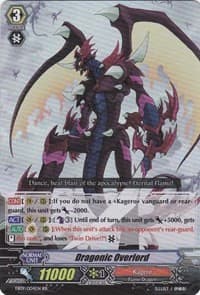 Dragonic Overlord - EB09 - Divine Dragon Progression - Cardfight Vanguard card