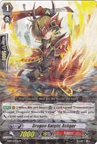 Dragon Knight, Ashgar - EB09 - Divine Dragon Progression - Cardfight Vanguard card