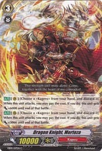 Dragon Knight, Morteza - EB09 - Divine Dragon Progression - Cardfight Vanguard card