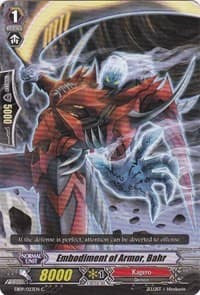 Embodiment of Armor, Bahr - EB09 - Divine Dragon Progression - Cardfight Vanguard card