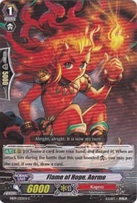 Flame of Hope, Aermo - EB09 - Divine Dragon Progression - Cardfight Vanguard card