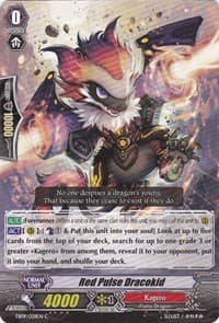 Red Pulse Dracokid - EB09 - Divine Dragon Progression - Cardfight Vanguard card