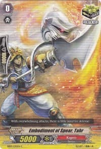 Embodiment of Spear, Tahr - EB09 - Divine Dragon Progression - Cardfight Vanguard card