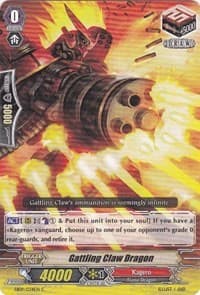 Gattling Claw Dragon - EB09 - Divine Dragon Progression - Cardfight Vanguard card