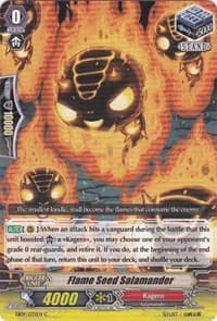Flame Seed Salamander - EB09 - Divine Dragon Progression - Cardfight Vanguard card