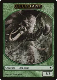 Elephant Token - Conspiracy - Magic: The Gathering card
