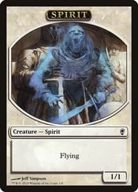 Spirit Token - Conspiracy - Magic: The Gathering card