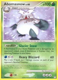 Abomasnow - Mysterious Treasures - Pokemon card