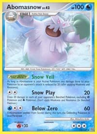 Abomasnow - Stormfront - Pokemon card