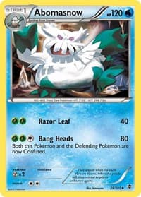Abomasnow - Plasma Blast - Pokemon card