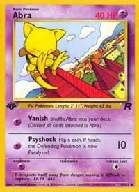 Abra - Team Rocket - Pokemon card