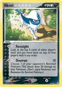 Absol - EX Holon Phantoms - Pokemon card