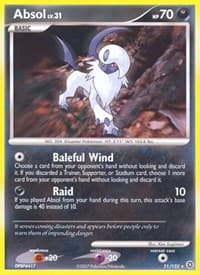 Absol - Secret Wonders - Pokemon card