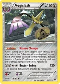 Aegislash (85) - XY Base Set - Pokemon card