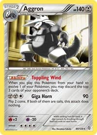 Aggron - Dragons Exalted - Pokemon card