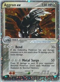 Aggron ex - EX Sandstorm - Pokemon card