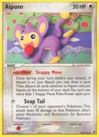 Aipom - EX Unseen Forces - Pokemon card