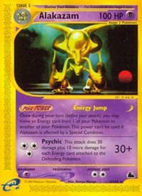 Alakazam (2) - Skyridge - Pokemon card