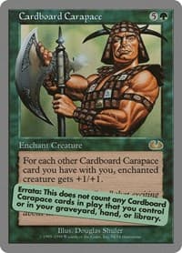 Cardboard Carapace - Unglued - Magic: The Gathering card