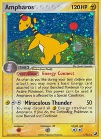 Ampharos - EX Unseen Forces - Pokemon card