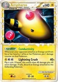 Ampharos (Prime) - HeartGold SoulSilver - Pokemon card