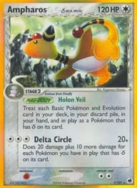 Ampharos (Delta Species) - EX Dragon Frontiers - Pokemon card