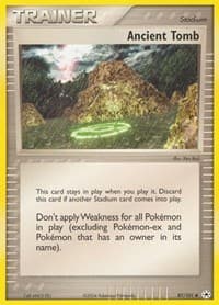 Ancient Tomb - EX Hidden Legends - Pokemon card