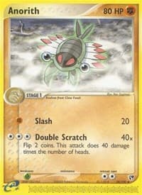 Anorith - EX Sandstorm - Pokemon card