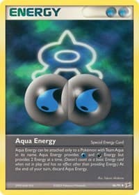 Aqua Energy - EX Team Magma vs Team Aqua - Pokemon card
