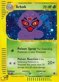 Arbok (3) - Expedition - Pokemon card
