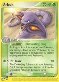 Arbok - EX Sandstorm - Pokemon card