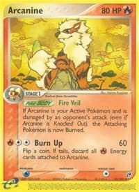 Arcanine - EX Sandstorm - Pokemon card