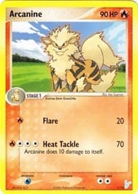 Arcanine - EX Trainer Kit 2: Plusle & Minun - Pokemon card