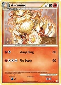 Arcanine - HeartGold SoulSilver - Pokemon card