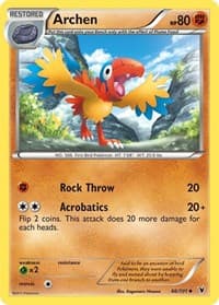 Archen - Noble Victories - Pokemon card