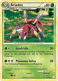 Ariados - HeartGold SoulSilver - Pokemon card