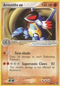 Armaldo ex (Non-Holo) - POP Series 1 - Pokemon card